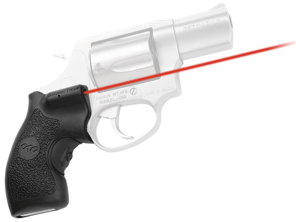 Crimson Trace 0119801 Lasergrips  Fits Taurus Small Frame, Red Laser 633nM Wavelength 5mW Output, Black Polymer