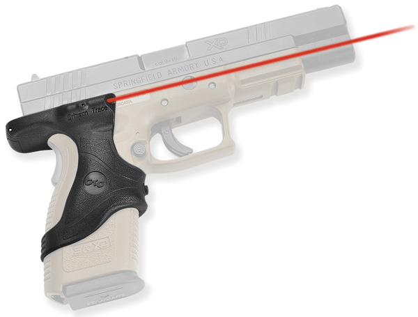 Crimson Trace 0120701 Lasergrips  Fits Springfield XD, Red Laser Black Polymer
