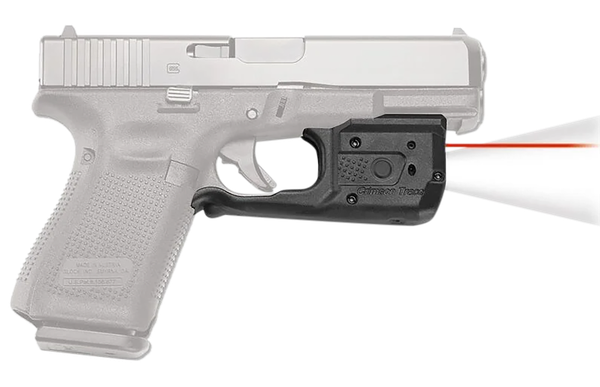 Crimson Trace 0169401 Laserguard Pro Compatible w/Glock Full & Compact, Red Laser/White Light