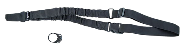 Caldwell 156215 Single Point Tactical Sling Black Nylon Adjustable Bungee AR Platform