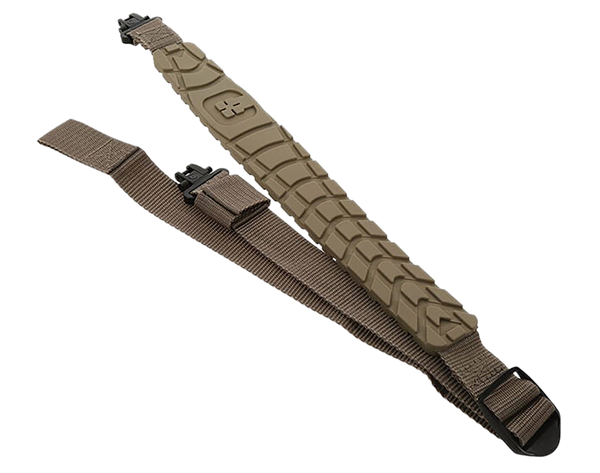 Caldwell 1131996 Max Grip Slim Sling Flat Dark Earth 20"- 41" OAL Adjustable Rifle