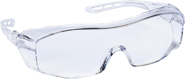 Peltor 47030PEL6 Sport Over the Glass Adult Over the Glass Clear Lens Polycarbonate Clear Frame