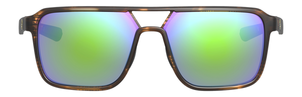 LEU 186747 BRIDGER    MATTE TORTOISE  EMERL MIRROR