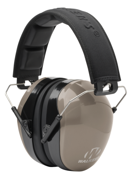 Walker's GWPDCPMFDE Advanced Protection Passive Muff 26 dB Over the Head Black/Flat Dark Earth Polymer