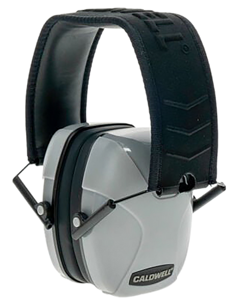 Caldwell 1103305 Passive Low-Profile Muff 24 dB Over the Head Gray/Black Adult