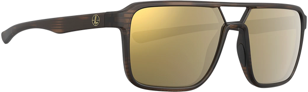 Leupold 182673 Performance Wear Bridger Bronze Mirror Lens Polycarbonate Matte Tortoise Frame