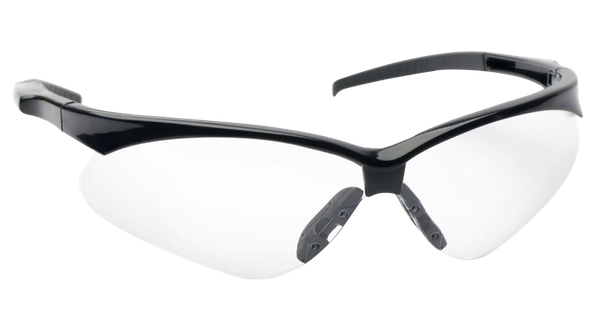 Walker's GWPSGLCLR Sport Glasses Crosshair Adult Clear Lens Polycarbonate Black Frame