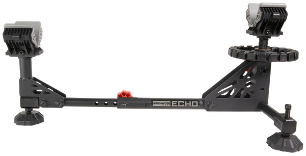 Birchwood Casey ESR Echo Shooting Rest Black Steel/Red Accents, Non-Slip Rubber Feet, Windage & Elevation Adjustments