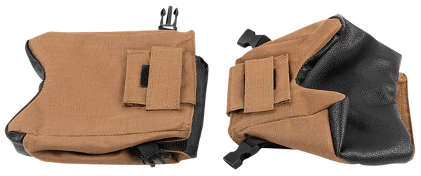 Allen 18419 X-Focus Unfilled Front/Rear Shooting Bag Combo Tan/Black 600D Polyester