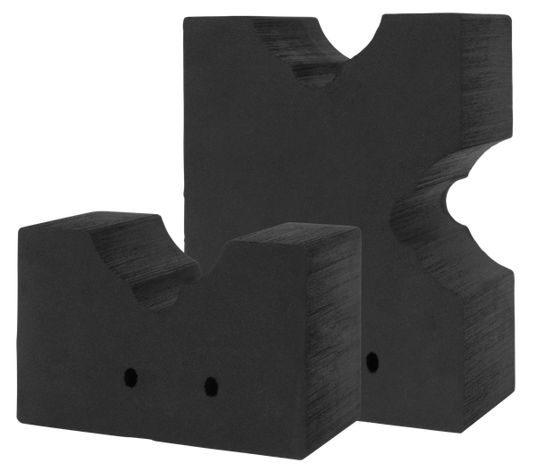 Allen 2458 Soft Rock Shooting Rest Black Foam Front and Rear Bag