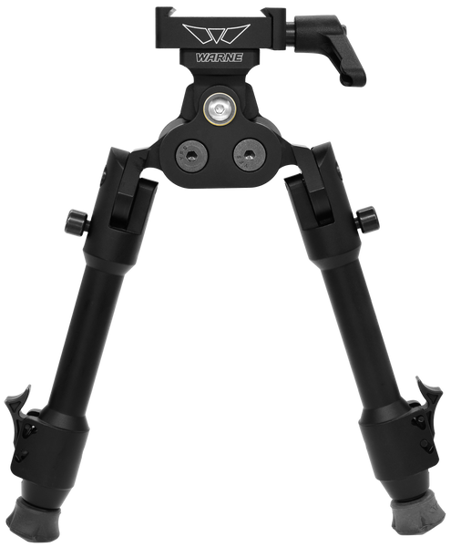 Warne 7924M Skyline Pro Bipod  Black Anodized ARCA Interface Head with Precision Legs