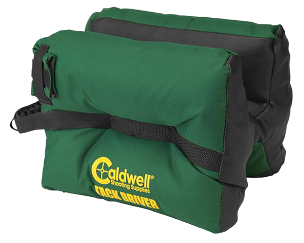 Caldwell 569230 Tack Driver  Prefilled Green Nylon Front and Rear Bag