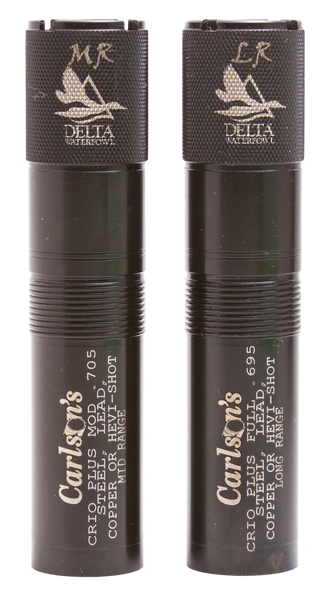 Carlson's Choke Tubes 07570 Delta Waterfowl  Benelli Crio Plus 12 Gauge Mid/Long Range Knurled 17-4 Stainless Steel
