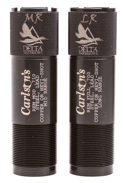 Carlson's Choke Tubes 07260 Delta Waterfowl  Remington Rem Choke 12 Gauge Mid/Long Range Knurled 17-4 Stainless Steel