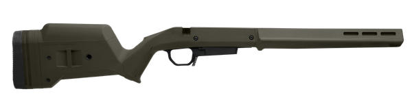 Magpul MAG1207-ODG Hunter American Stock OD Green Adjustable Synthetic Stock with Aluminum Chassis for Short Action Ruger American Right Hand Includes STANAG Mag Well