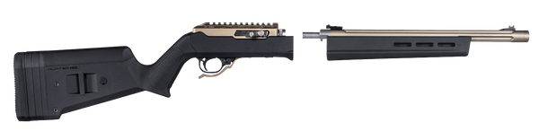 Magpul MAG760-BLK Hunter X-22 Stock Fixed Adjustable Comb Black Synthetic for Ruger 10/22 Takedown