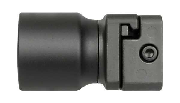 Midwest Industries MISTAPSFBT Picatinny Buffer Tube Adaptor  Side Folding for AR-Platform (Gas Piston System) Black