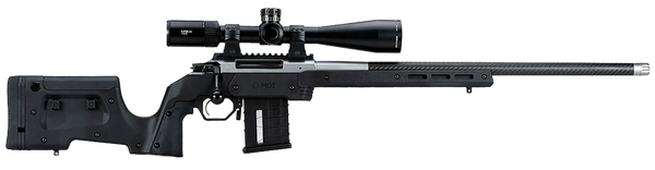 Mdt Sporting Goods Inc 104690BLK XRS Chassis Black Aluminum Core with Polymer Panels, Adj. Cheekrest, M-LOK Forend, Interchangeable Grips, AICS Mag Compatible, Fits Short Action Howa 1500