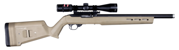 Magpul MAG548-FDE Hunter X-22 Stock Fixed Adjustable Comb Flat Dark Earth Synthetic for Ruger 10/22