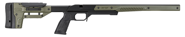 Mdt Sporting Goods Inc 106159ODG Oryx Chassis OD Green/Black Aluminum, Adj. Cheekrest, M-LOK Forend, AR-Style Grip, Barricade Stop, Fits Short Action Howa 1500 & Weatherby Vanguard