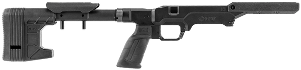 Mdt Sporting Goods Inc 114636BLK The Worker LSS Gen3 Black Fits Remington 700 Short Action