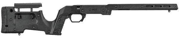 Mdt Sporting Goods Inc 104691BLK XRS Chassis Black Aluminum Core with Polymer Panels, Adj. Cheekrest, M-LOK Forend, Interchangeable Grips, AICS Mag Compatible, Fits Short Action Remington 700