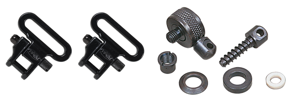 Allen 14430 Swivel Set  Black 1" Shotgun Metal