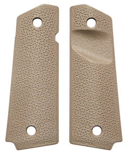 Magpul MAG544-FDE MOE Grip Panels Aggressive TSP Texture Flat Dark Earth Polymer for 1911 (Full Size)
