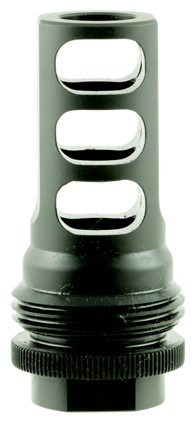 SilencerCo AC1557 ASR Muzzle Brake Black Steel with 5/8"-32 tpi Threads for 458 Cal