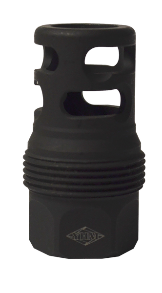 Yankee Hill 4445MB24B sRx Q.D. Muzzle Brake Short Black Phosphate Steel with 11/16"-24 tpi for sRx Adapters
