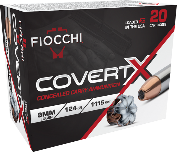 Fiocchi 9CCWB9mm Luger 124gr Jacketed Hollow Point 20 Per Box/10 Case