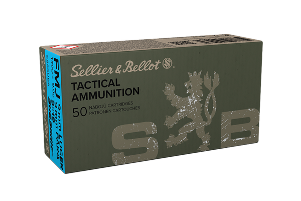 Sellier & Bellot SB9SUBA Handgun  9mmLuger Subsonic 140gr Full Metal Jacket 50 Per Box/20 Case