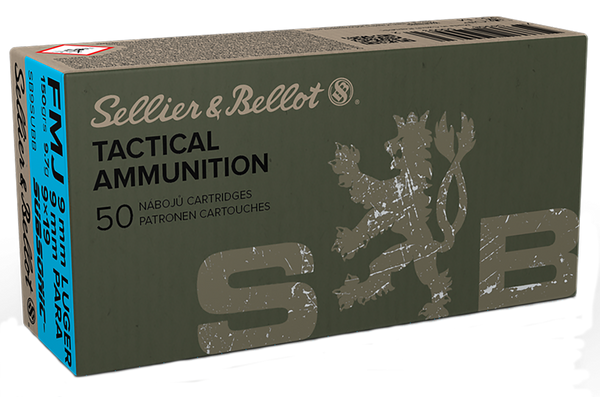 Sellier & Bellot SB9SUBB Handgun Target 9mmLuger Subsonic 150gr Full Metal Jacket 50 Per Box/20 Case