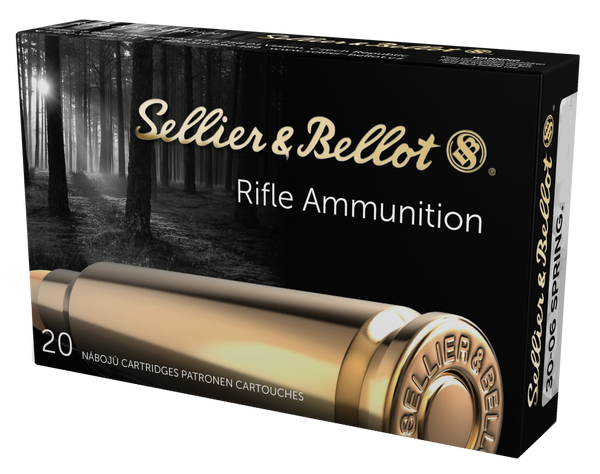 Sellier & Bellot SB3006F Rifle  30-06Springfield 147gr Full Metal Jacket 20 Per Box/20 Case