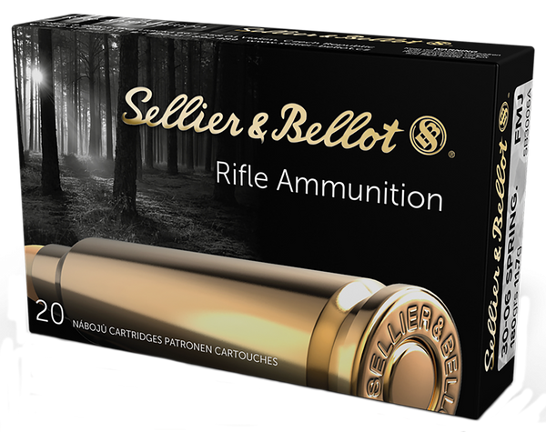 Sellier & Bellot SB3006A Rifle  30-06Springfield 180gr Full Metal Jacket 20 Per Box/20 Case