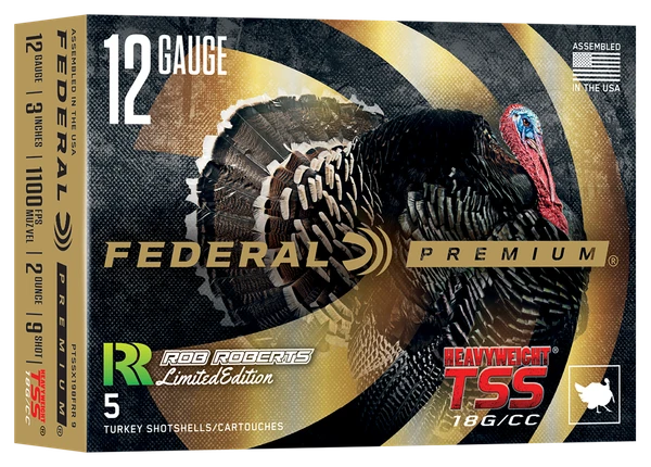 Federal PTSSX198FRR9  Heavyweight TSS 12Gauge 3" 2oz Tungsten 9Shot 5 Per Box/10 Case