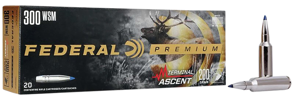 Federal P300WSMTA1 Premium Terminal Ascent 300WSM 200gr 20 Per Box/10 Case