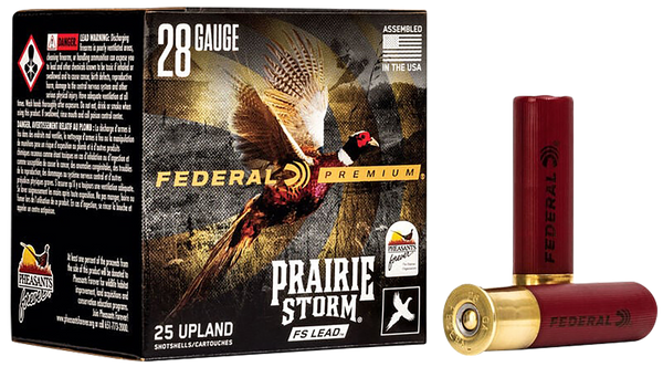 Federal PFX285FS6 Premium Prairie Storm FS 28Gauge 3" 7/8oz 6Shot 25 Per Box/10 Case
