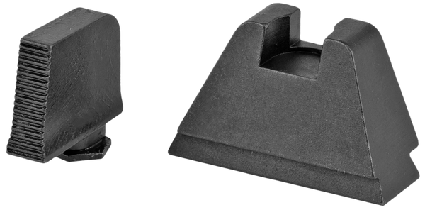 AmeriGlo GL506 Optic Compatible Sight Set for Glock  3XL Tall Serrated Front Sight-Black Rear Sight