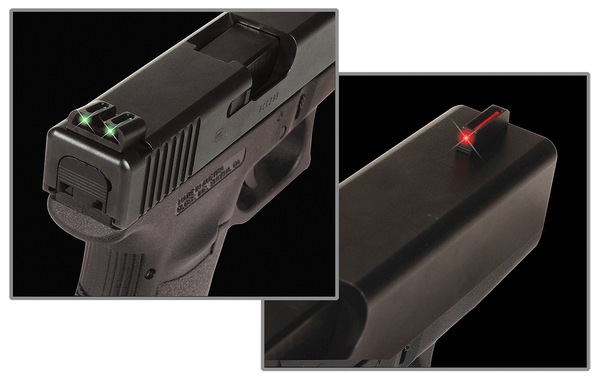 TruGlo TG131MP Fiber-Optic  Red/Fiber Optic Front Sight-Green/Fiber Optic Rear Sight Smith & Wesson M&P/SD9/SD40