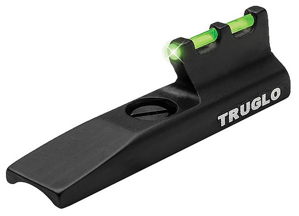 TruGlo TGTG975G Front Sight  Rimfire Rifle Marlin Green Front Fiber Optic Black Frame