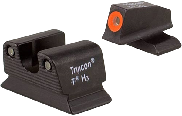Trijicon 600624 HD Night Sights  Green/Tritium Orange Outline Front Sight-Green Tritium Black Outline Rear Sight Beretta PX4