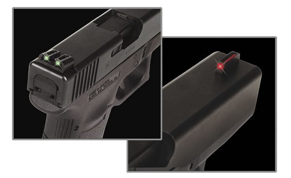 TruGlo TG131K Fiber-Optic  Red/Fiber Optic Front Sight-Green/Fiber Optic Rear Sight Kimber 1911