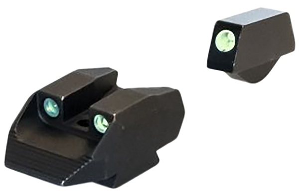 Kimber Mfg.,inc ML11231 K6S Night Sight Set  Green/Tritium Black Outline Front Sight-Green/Tritium Black Outline Rear Sight