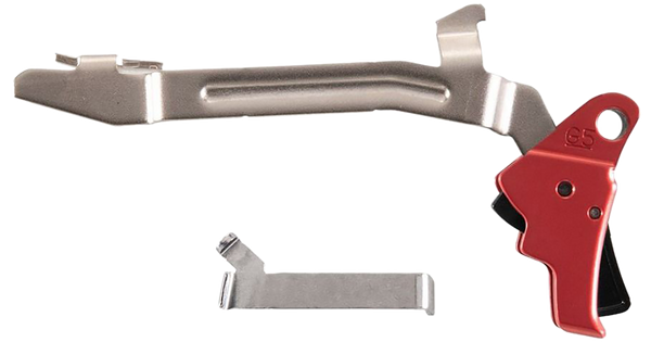 Apex Tactical 102156 Action Enhancement  Red Drop-in Trigger Compatible w/Glock 17/19/19X/26/34/45 Gen5