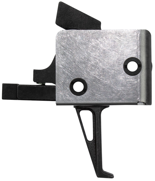 CMC Triggers 92503 Drop-In  Single-Stage Flat Trigger w/ 4-4.50 lbs Draw Weight & Black/Silver Finish