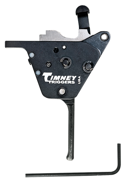 Timney Triggers CZ457ST Replacement Trigger  Straight Trigger with .10-2 lbs Draw Weight & Black Oxide Finish for CZ 457