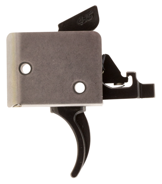 CMC Triggers 92502 Drop-In  Two-Stage Curved Trigger w/ 2 lbs Draw Weight & Black/Silver Finish