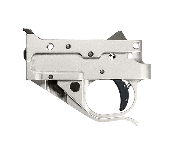 Timney Triggers 10221C16 Replacement Trigger  Single-Stage Curved Trigger with 2.75 lbs Draw Weight & Silver/Black Finish for Ruger 10/22