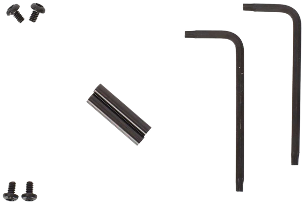 CMC Triggers 91401 Anti-Walk Pin Set  Small Black Anodized Steel AR-15